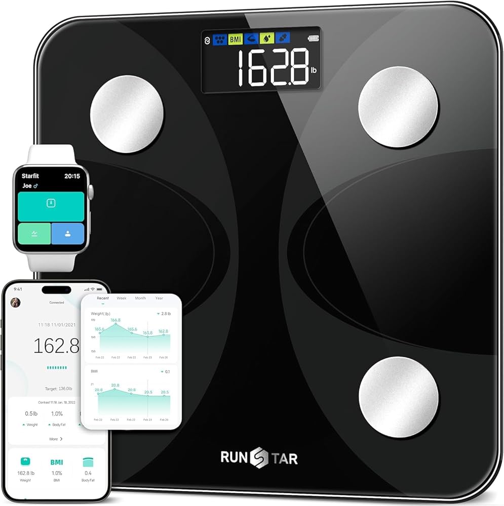 ⚖️ Báscula de Baño Digital Inteligente – hasta 180 kg