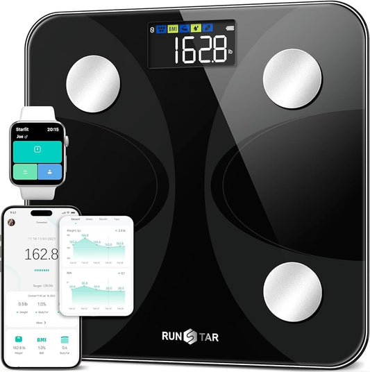 ⚖️ Báscula de Baño Digital Inteligente – hasta 180 kg